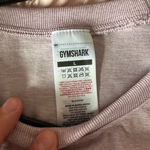 GYMSHARK CROPPED LONG SLEEVE WORKOUT TOP